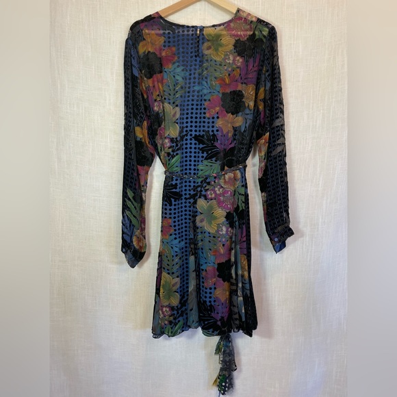 NWT!$598•Johnny Was•Lanai Burnout Pippa Dress With Slip•Sz Large - Picture 9 of 14